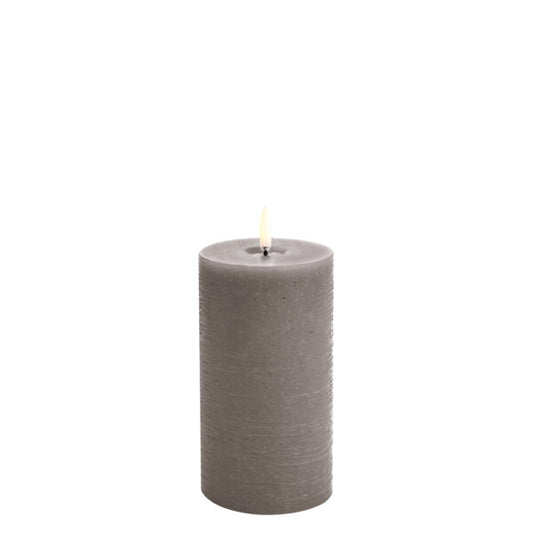 Piffany Copenhagen uyuni / LED Melted Pillar Candle -sandstone- 7,8 X 20,3cm