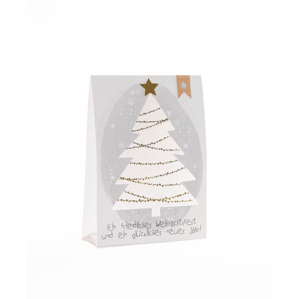 Good old Friends Winterlichtkarte -Ein friedliches Weihnachtsfest-