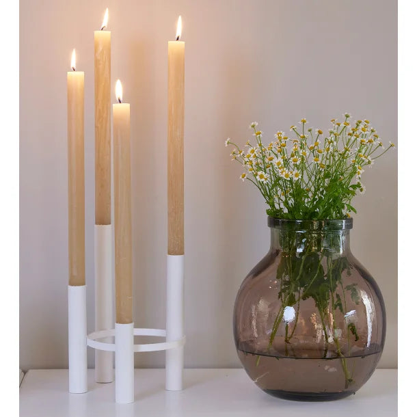 Lübech Living Candleholder / Kerzenhalter -weiß-
