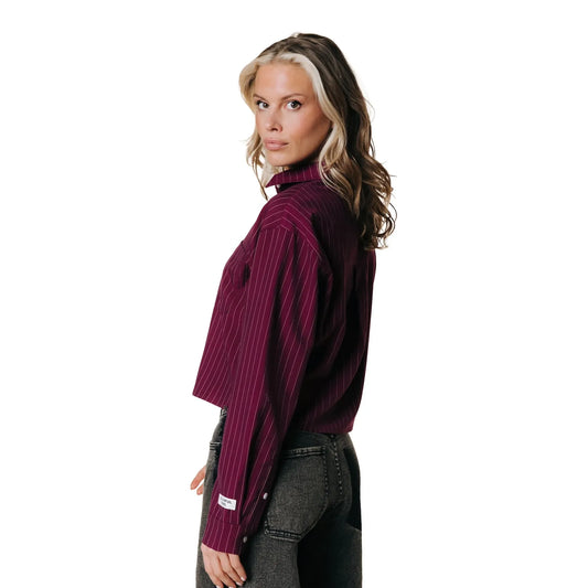 Colourful Rebel Gestreifte kurze Bluse