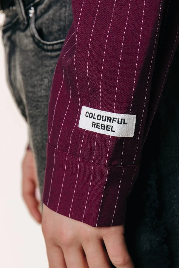 Colourful Rebel Gestreifte kurze Bluse