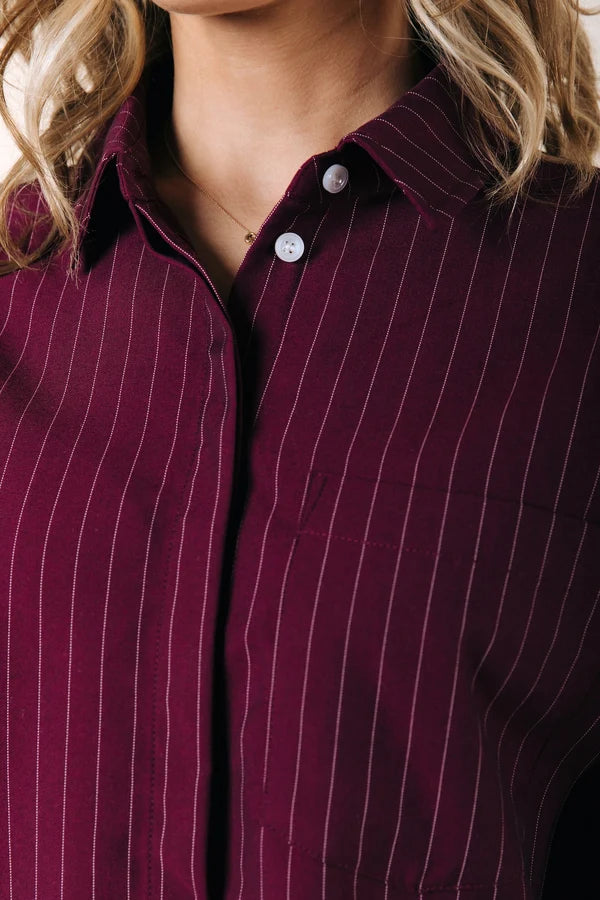 Colourful Rebel Gestreifte kurze Bluse