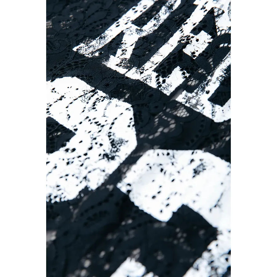 Colourful Rebel Talia Rebel 23 Spitzenbluse - black