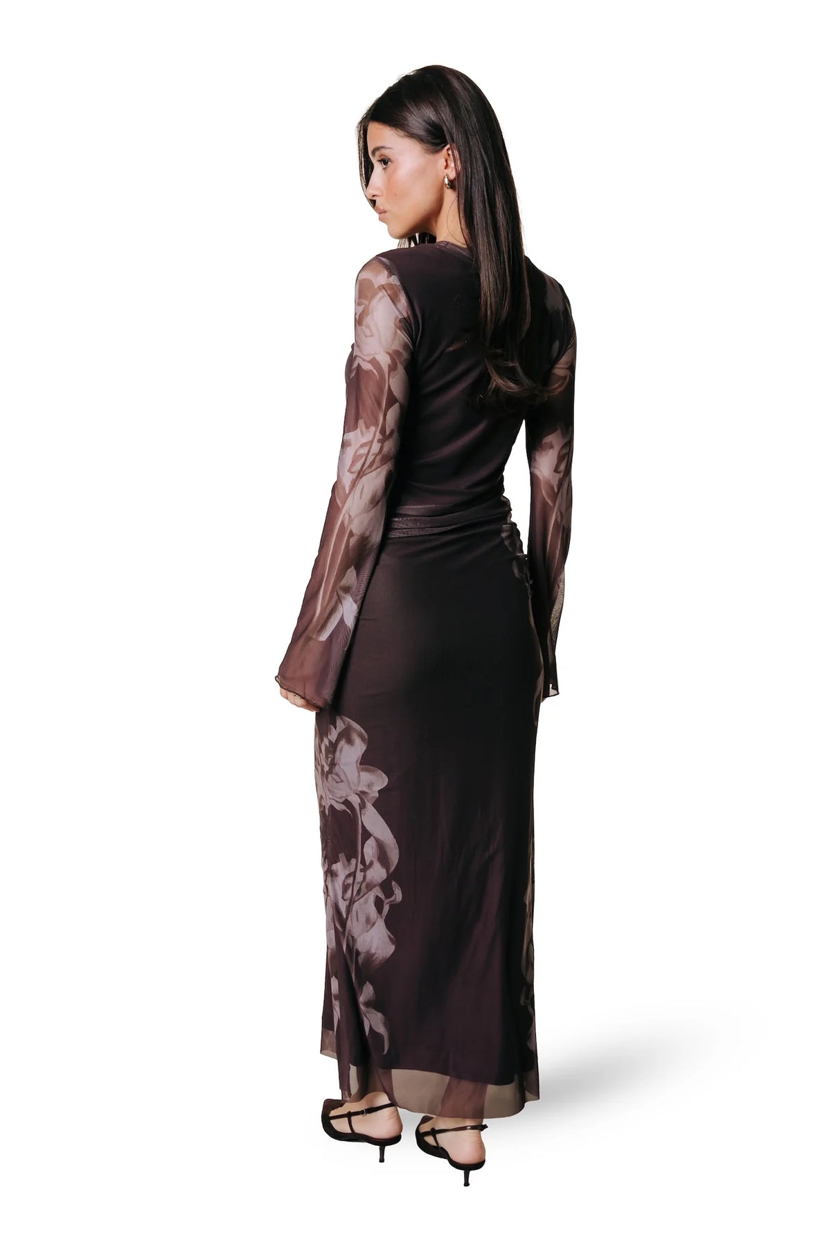 Colourful Rebel Flower Mesh Kleid
