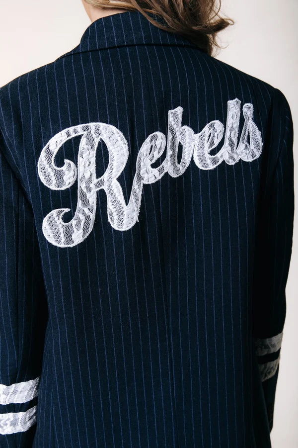Colourful Rebel Nadelstreifenblazer
