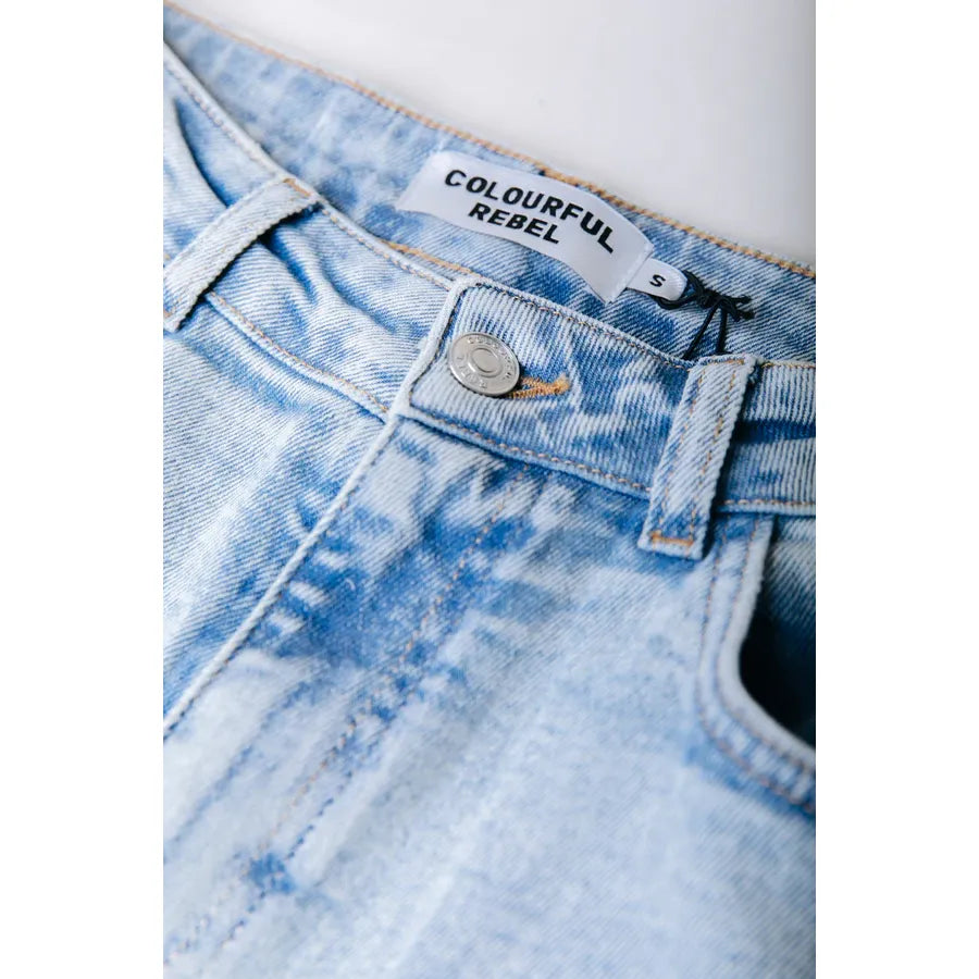 Colourful Rebel Gaias Tuxedo High Rise Denim Jeans