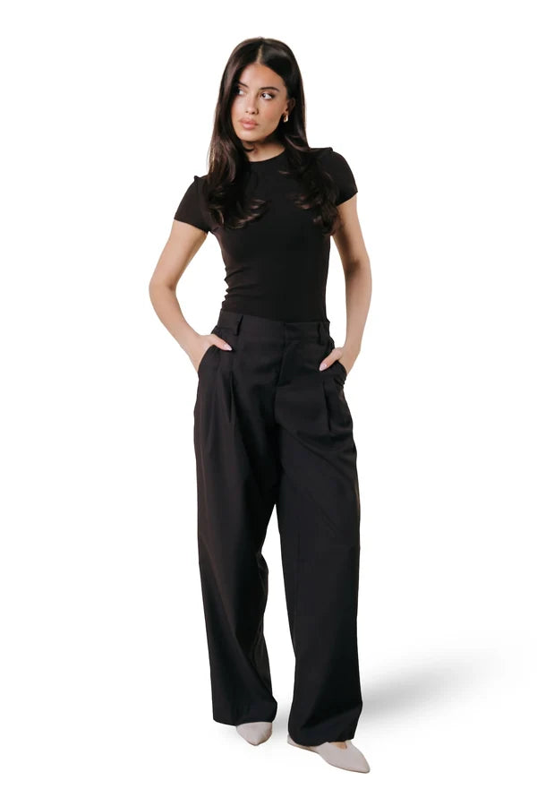 Colourful Rebel taillierte Hose - braun