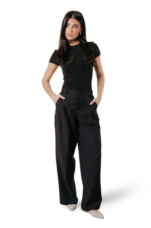 Colourful Rebel taillierte Hose - braun