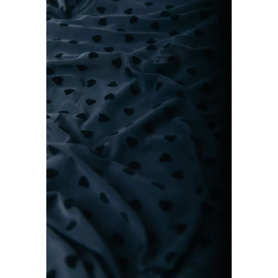 Colourful Rebel Neyo Hearts Mesh Shirt - black