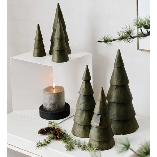 Lübech Living Papier - Weihnachtsbaum - small/ 21cm -grün-