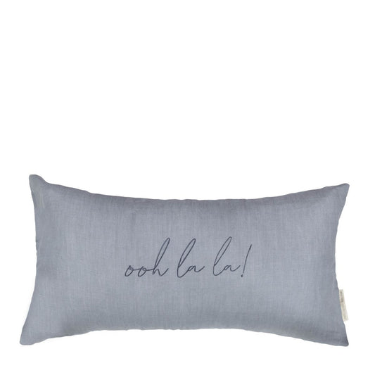 Bastion Collections Cushion -Ooh la la!- Kissen blau