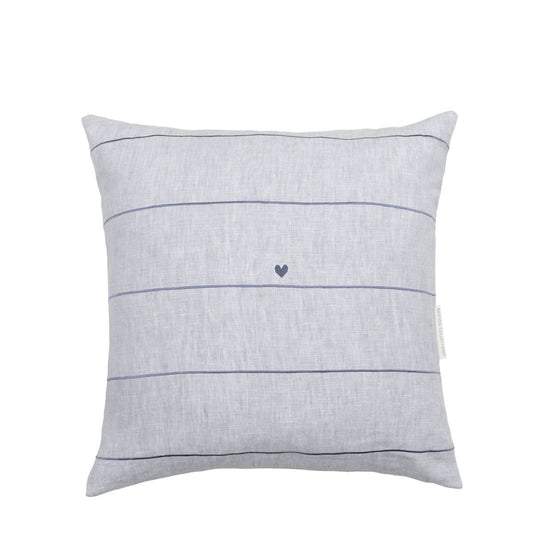 Bastion Collections Cushion Cover - blue stripes