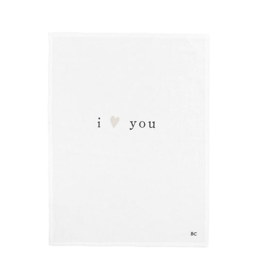 Bastion Collections Kitchen Towels -i 🤍 you- Geschirrtuch