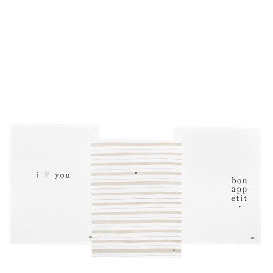 Bastion Collections Kitchen Towels - bonappetit - Geschirrtuch