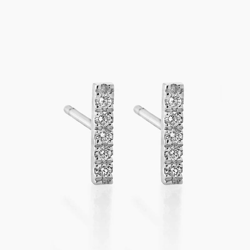 Glam & Glory Asta Stud Ohrstecker -silber-