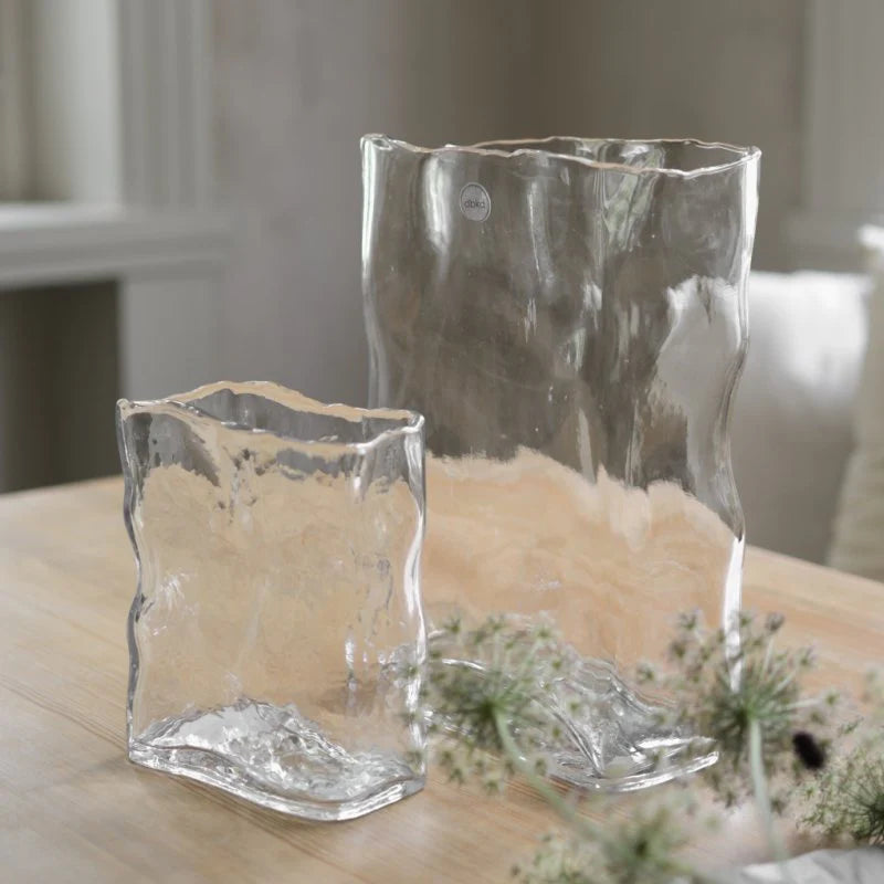 DBKD Meadow glass Vase small - clear