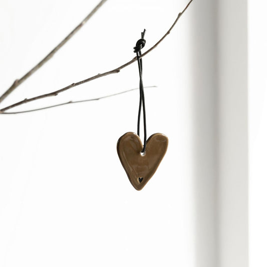 Bastion Collections Heart - brown
