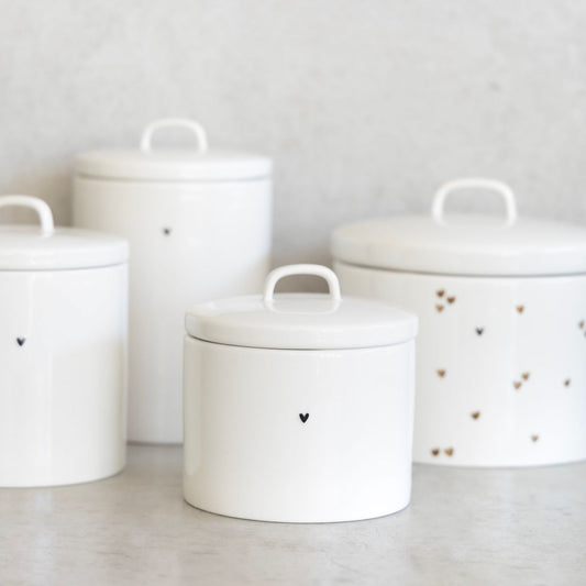Bastion Collections Jar /Aufbewahrungsglas Small - Heart