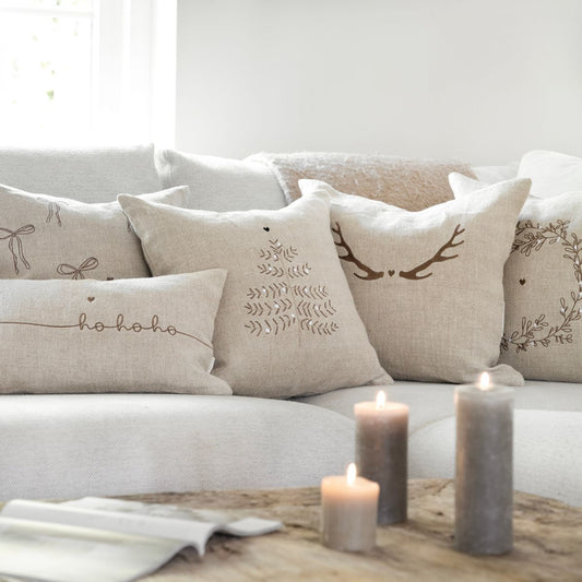 Bastion Collections Cushion Cover Deer - linen