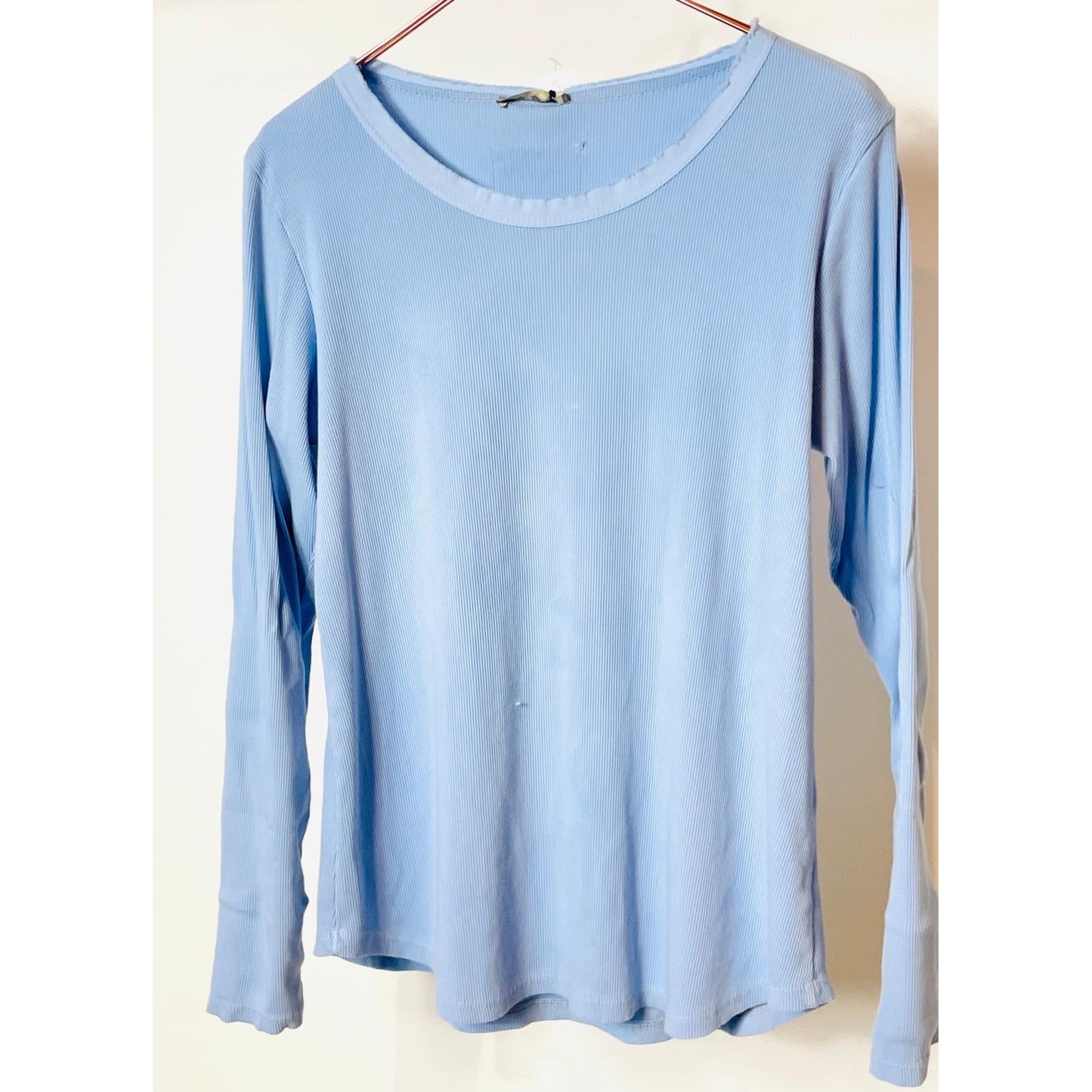 Langarmshirt -pastellblau-