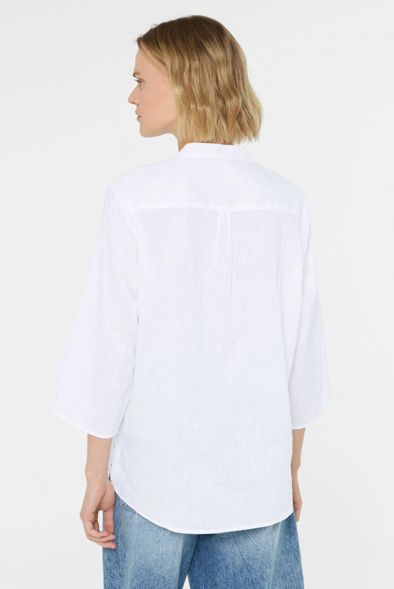 Senses. the label Bluse mit Stehkragen - opticwhite