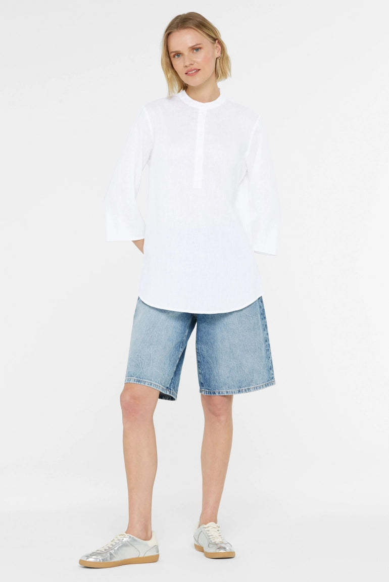 Senses. the label Bluse mit Stehkragen - opticwhite