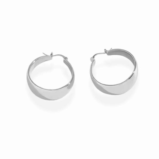 Glam & Glory Florida Hoop -silber-