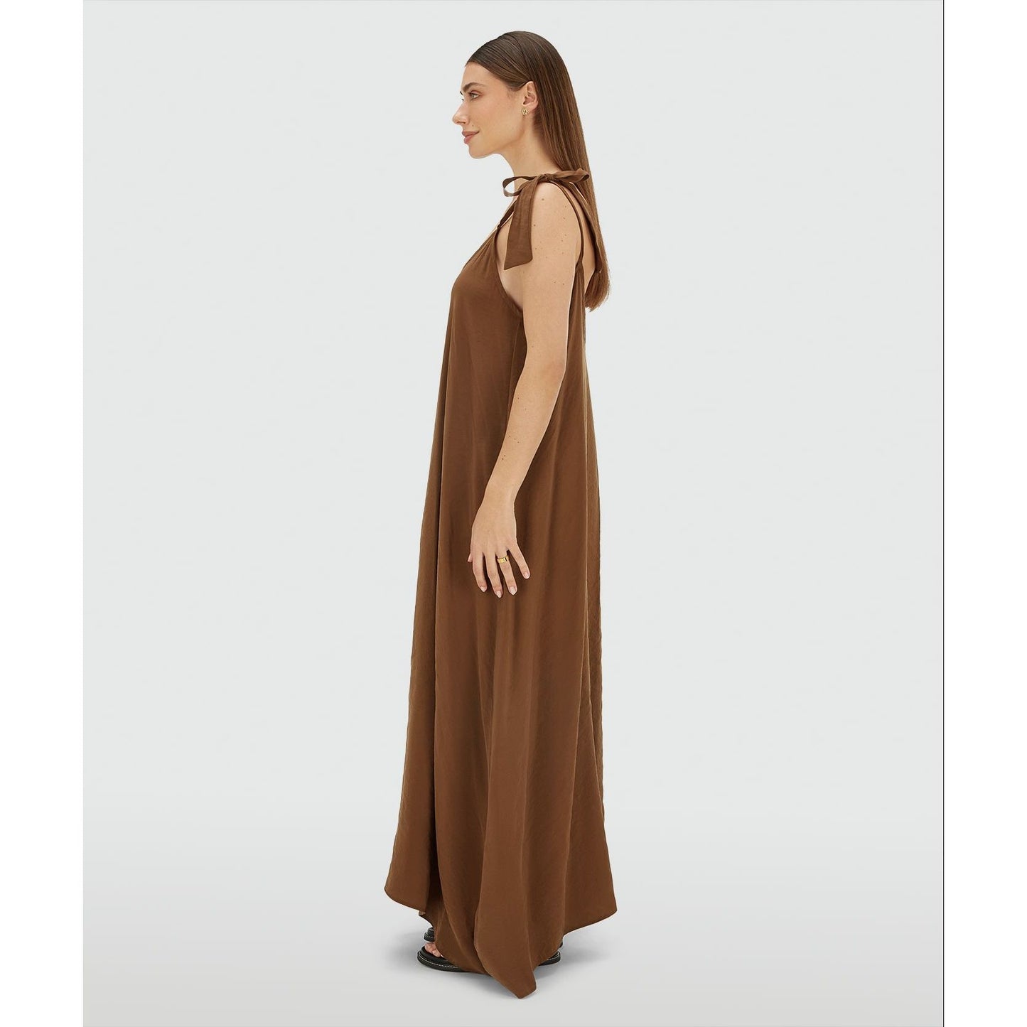 JOSH V Maxikleid - braun
