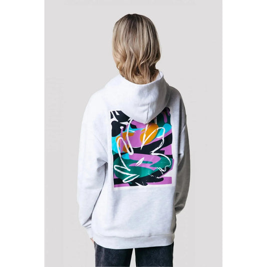 Colourful Rebel Abstract Flower Kapuzensweater