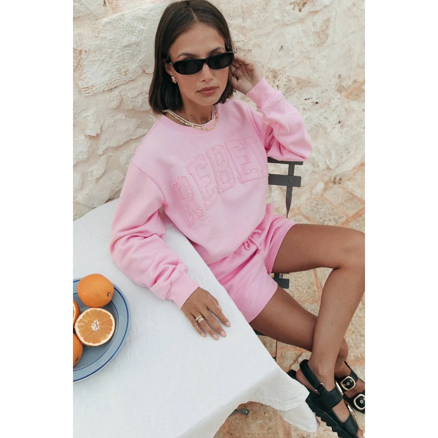 Clourful Rebel Sweater -fresh pink-