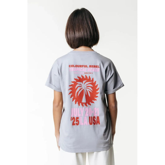 Colourful Rebel Tropisches Strandtour-T-Shirt