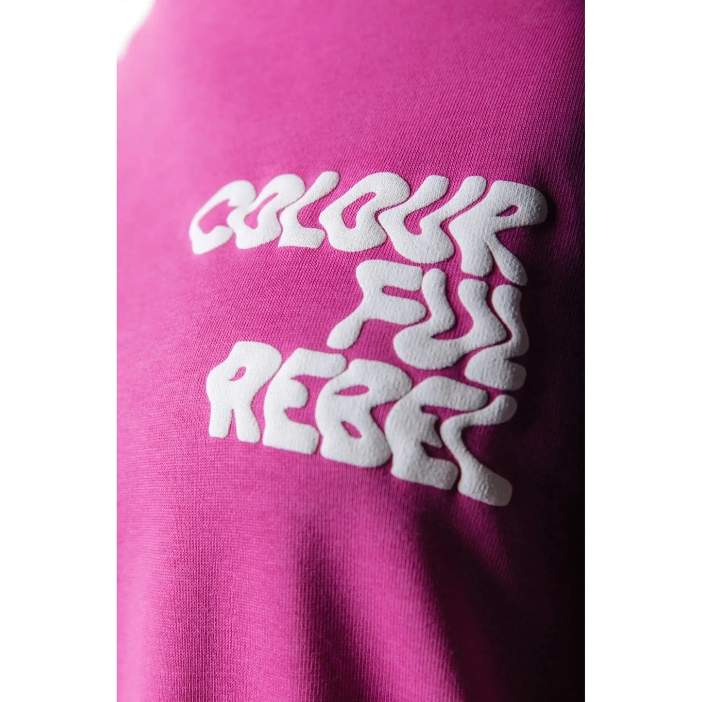 Colourful Rebel Wave Puff Oversize T-Shirt