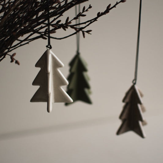 DBKD Hanging / Anhänger Winter Tree - beige