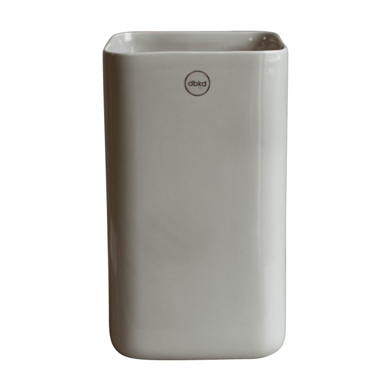 DBKD Cube Pot / Vase large - shiny mole