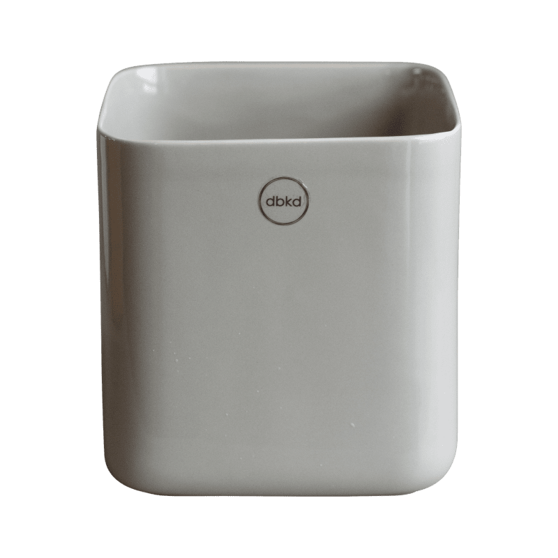 DBKD Cube Pot / Vase small - shiny mole