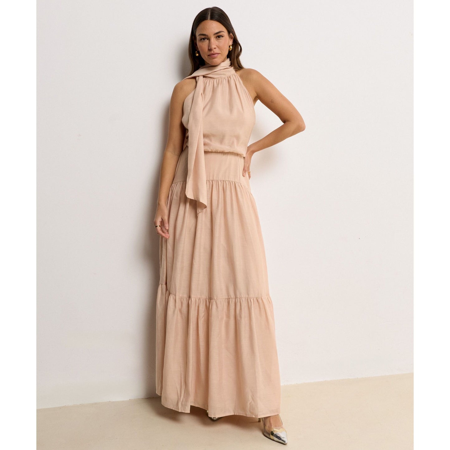 JOSH V ELARA Maxikleid in Regular Fit - dusty pink