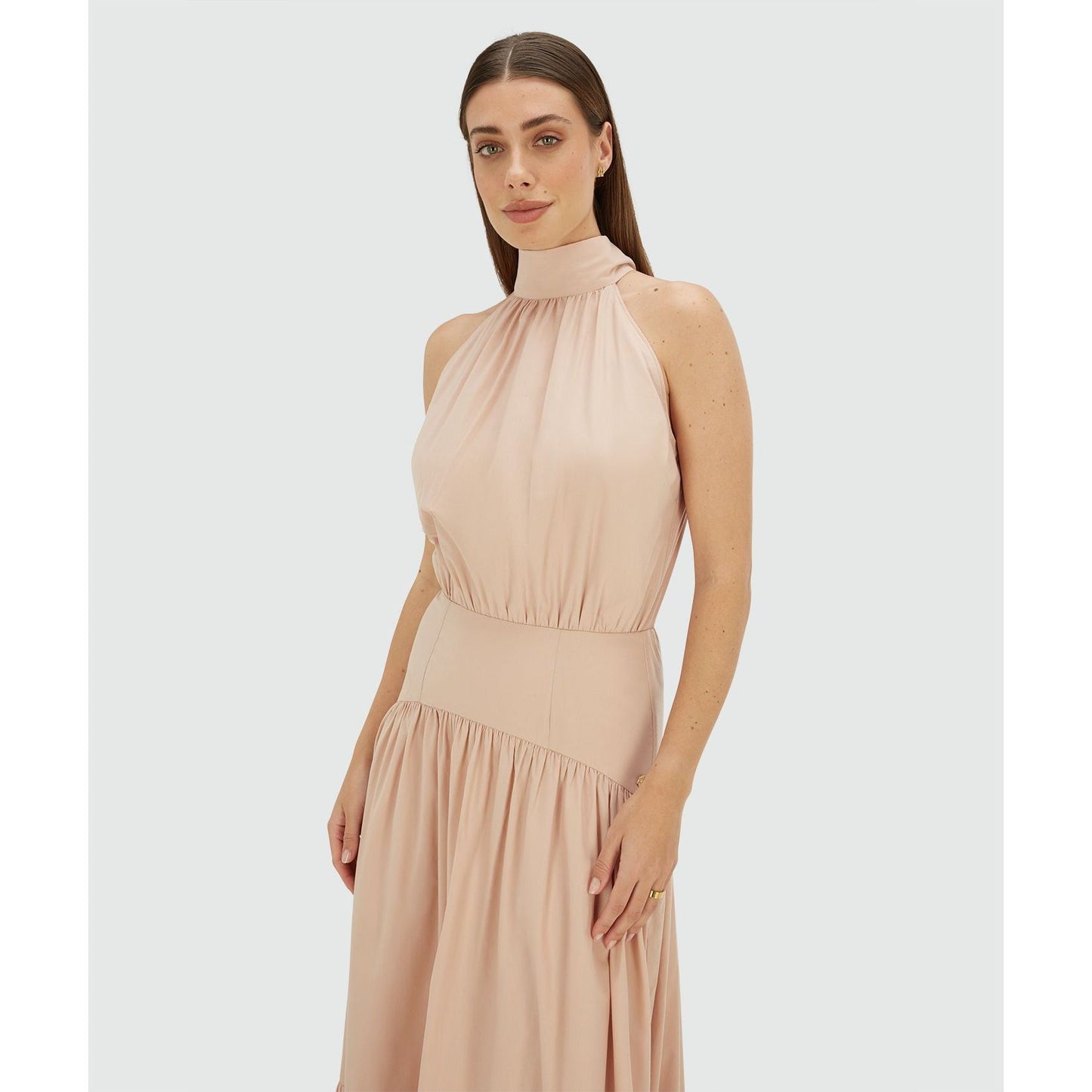 JOSH V ELARA Maxikleid in Regular Fit - dusty pink