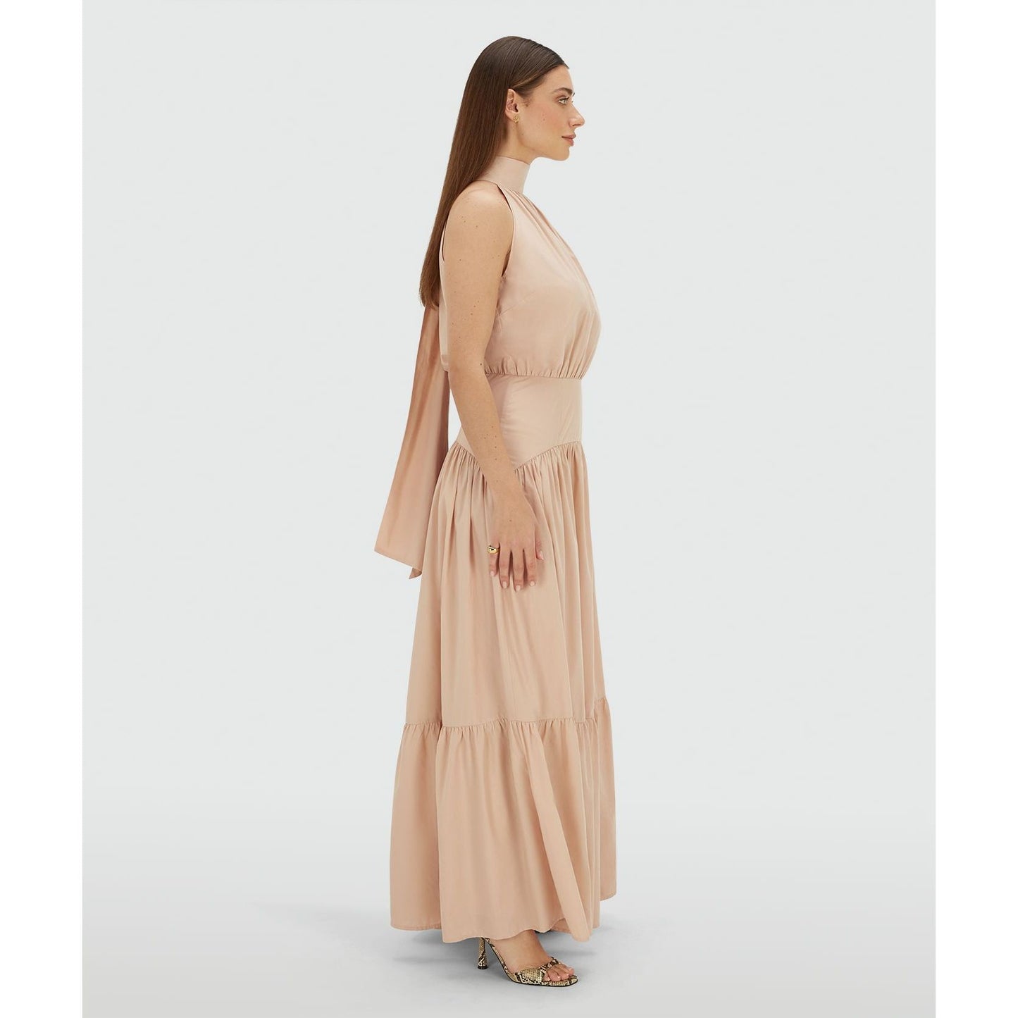 JOSH V ELARA Maxikleid in Regular Fit - dusty pink