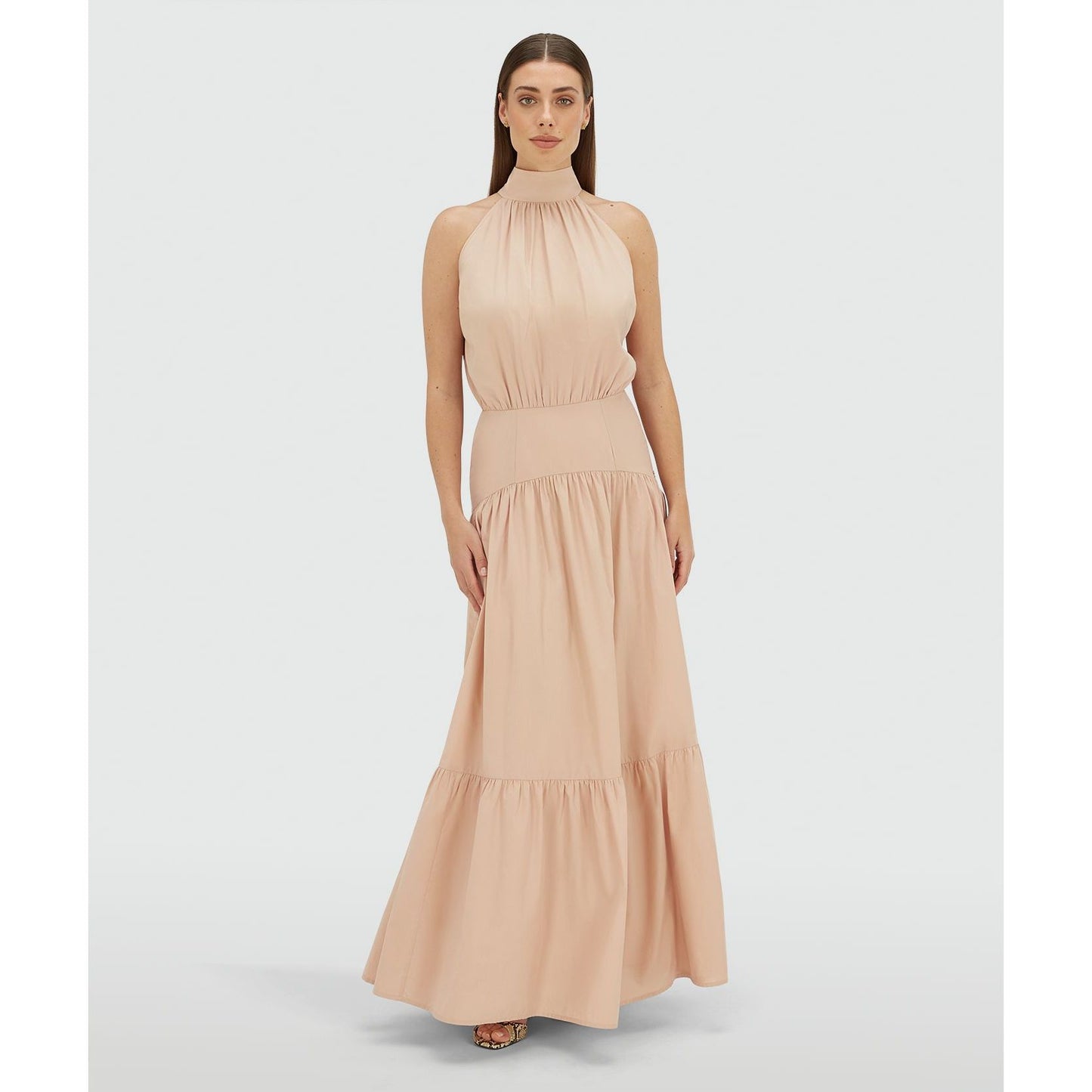 JOSH V ELARA Maxikleid in Regular Fit - dusty pink