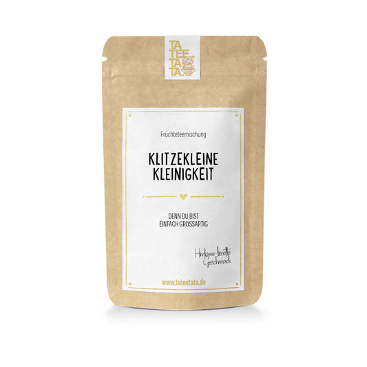Klitzekleine Kleinigkeit | L 80g Früchteteemischung | Himbeer Limette Geschmack