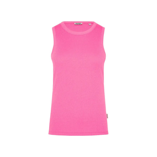 Senses the label geripptes Top TIL:DA - vivid pink
