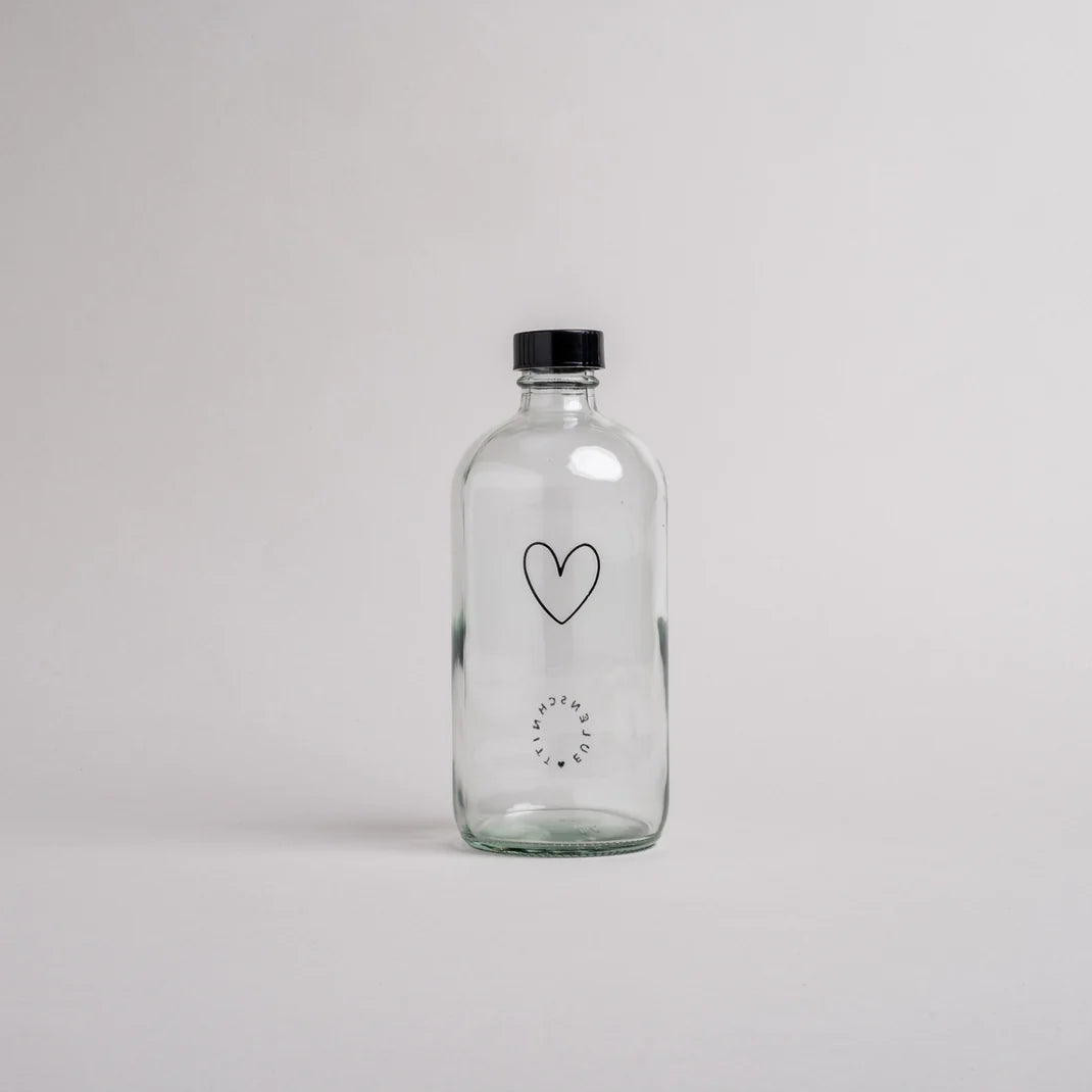 Eulenschnitt Seifenspender Herz transparent 500ml