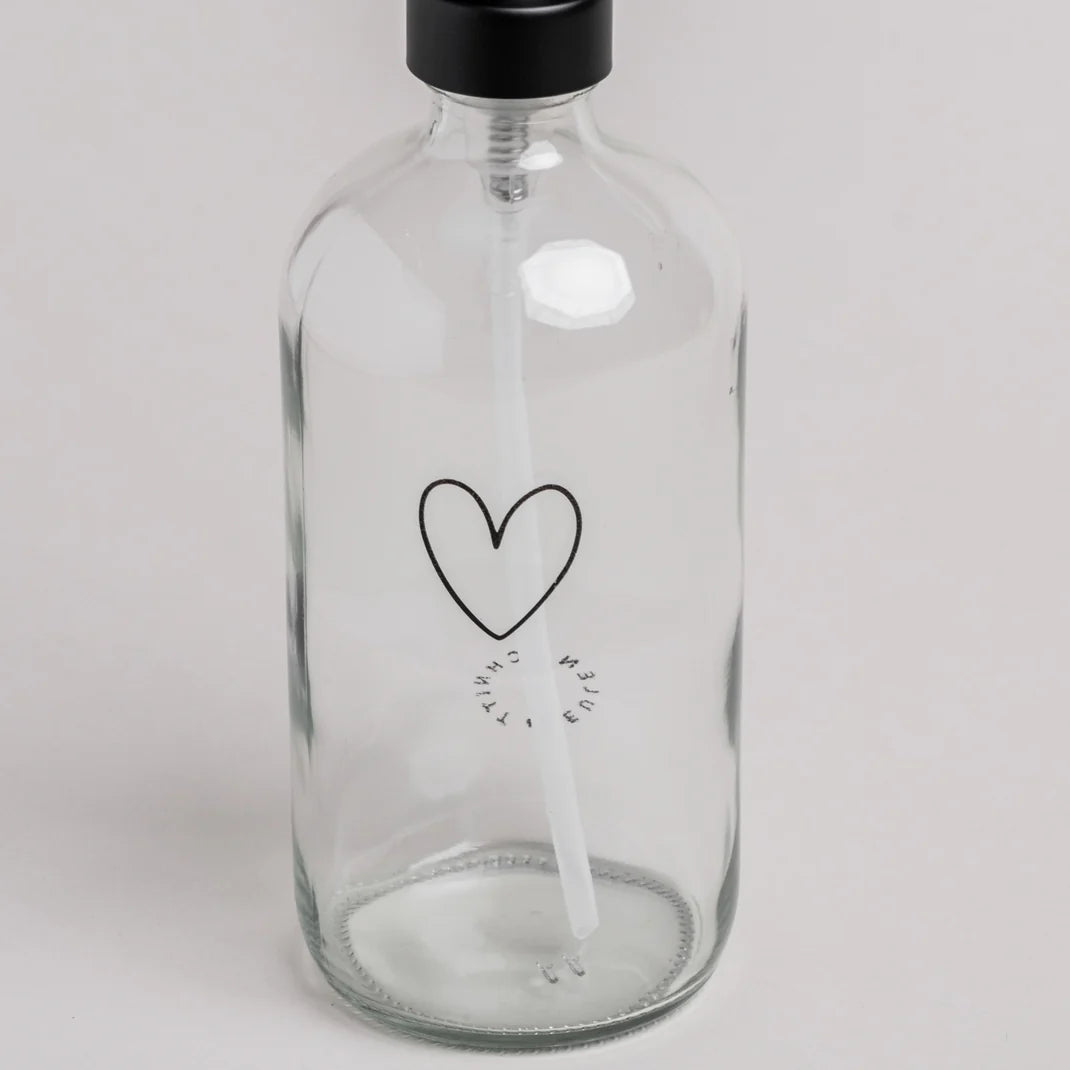 Eulenschnitt Seifenspender Herz transparent 500ml
