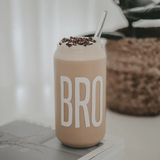 Eulenschnitt hohes Trinkglas -BRO-