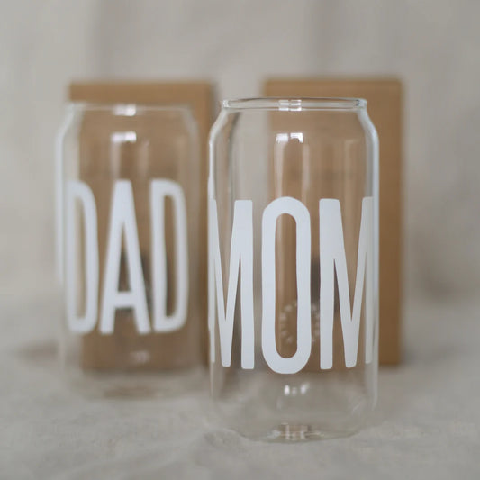 Eulenschnitt Trinkglas -Mom-