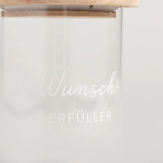 Eulenschnitt Mini Vorratsglas Wunscherfüller