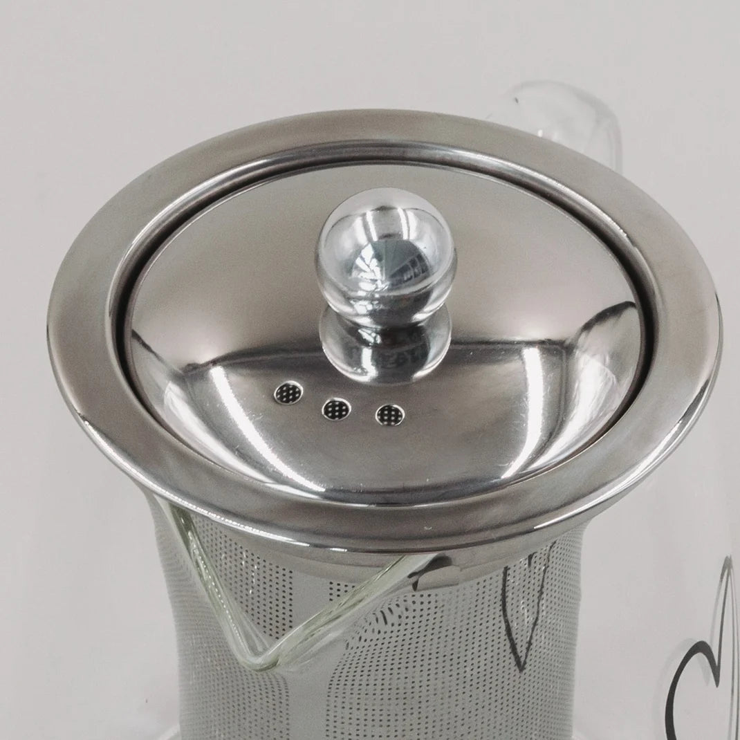 Eulenschnitt Teekanne Herz 550ml