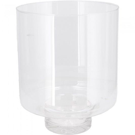 Glas Vase -Lirea- mit Fuß