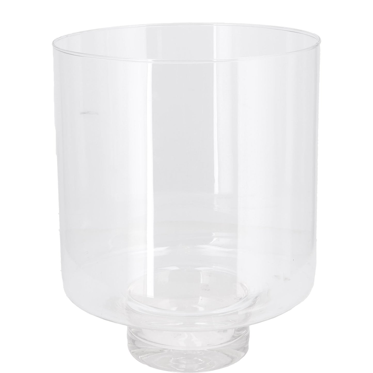 Glas Vase "Lirea" mit Fuß