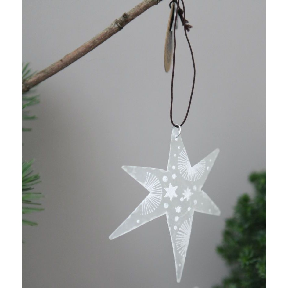 Good old friends Capizsterne -Sterne- silber